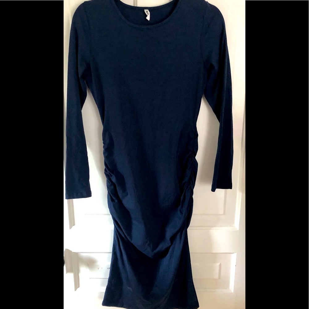 NWOT Navy Midi Dress
